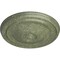 Ekena Millwork Reece Ceiling Medallion (Fits Canopies up to 2 3/8"), 12"OD x 1 3/4"P, Athenian Green Crackle CM12REAGC - alternate 3
